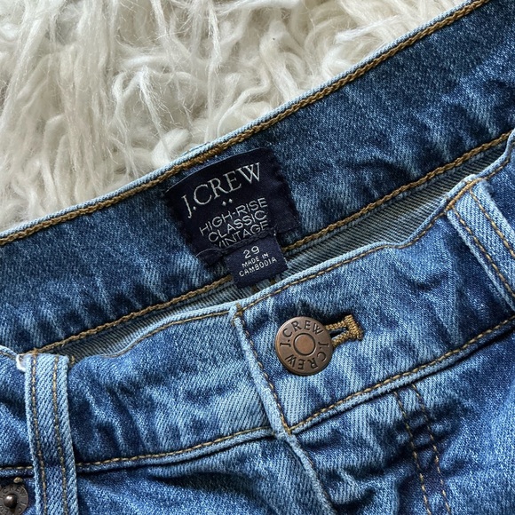 J Crew Classic vintage jean in all-day stretch high rise - Picture 2 of 4